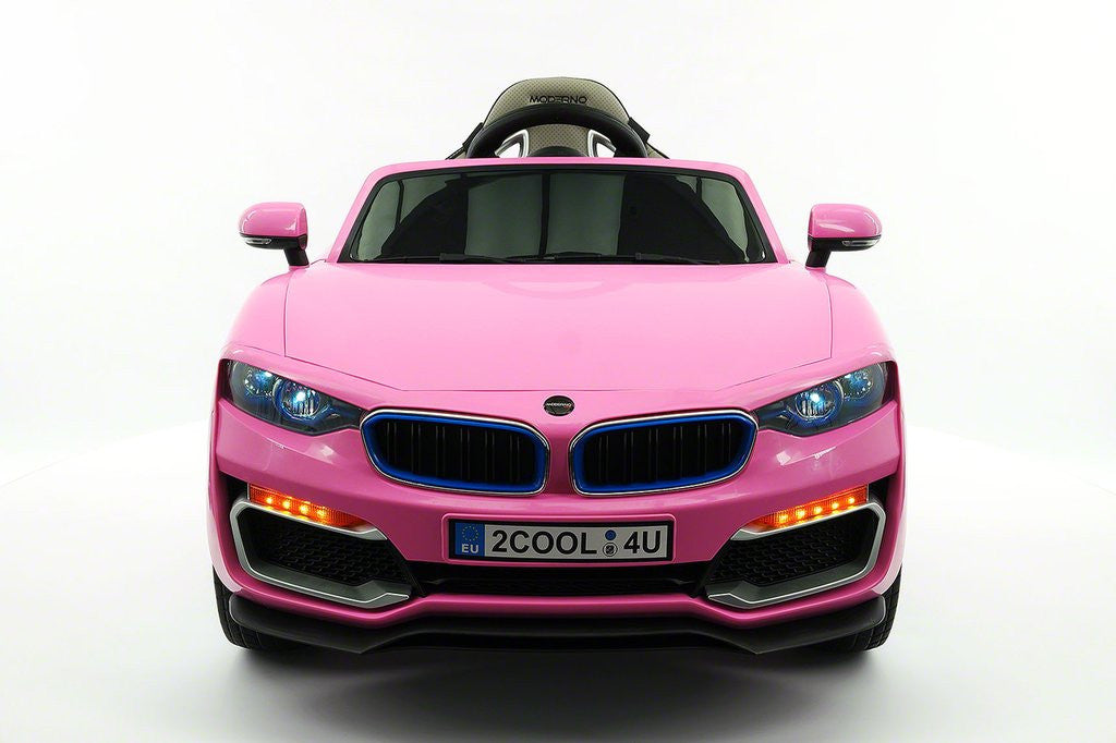 pink bmw electric car